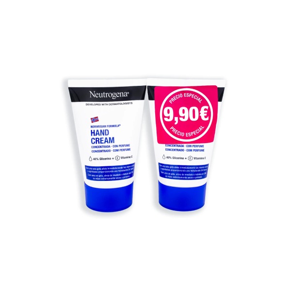 Neutrogena duplo crema de manos concentrada con perfume Farmacia Rueda De Lecea