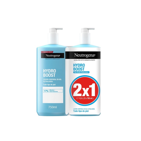 Neutrogena locion corporal Hydro Boost 2x1 750ml Farmacia Rueda De Lecea