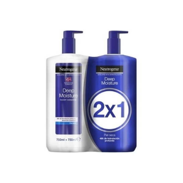 Neutrogena locion corporal hidratacion profunda 2x1 750ml Farmacia Rueda De Lecea