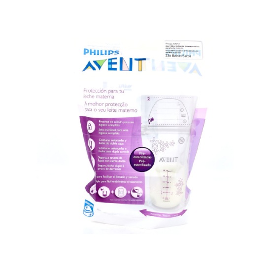 Avent bolsas almacenamiento leche materna 25 unidades Farmacia Rueda De Lecea