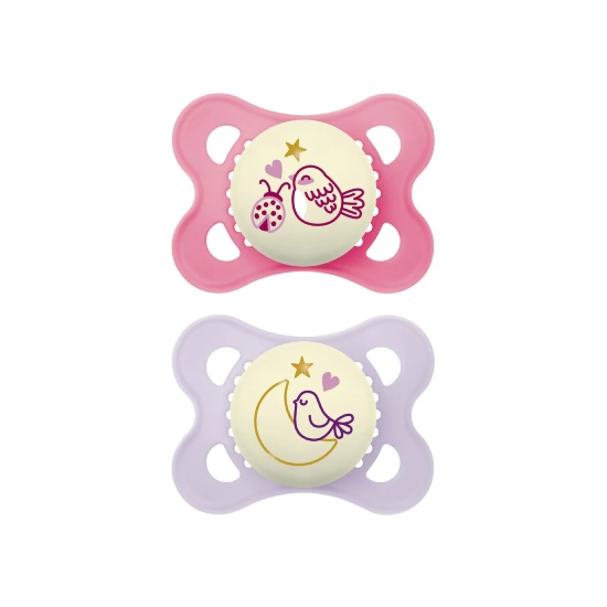 Mam chupete original night 2-6 meses Farmacia Rueda De Lecea